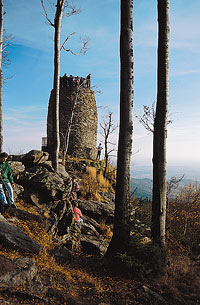 Wandern am Hirschenstein in Schwarzach Bayern